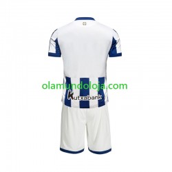 Camisola Real Sociedad Criança Equipamento Primeiro 2026-2027 Manga Curta
